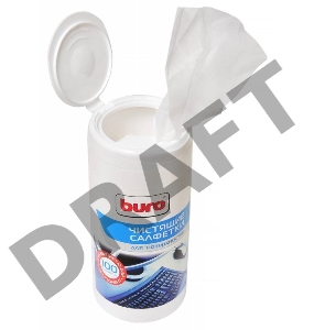 Салфетки Buro BU-Tsurface для поверхностей туба 100шт влажных