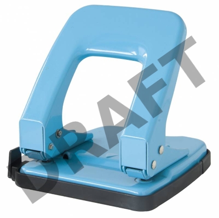 Дырокол Deli E0138 макс.:35лист. металл ассорти отв.:2 с линейкой