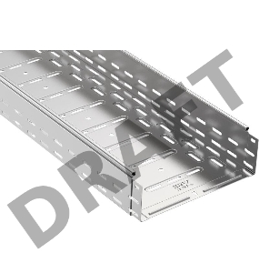 Лоток листовой перфорированный 300х100 L3000 сталь 1мм ИЭК CLP10-100-300-3