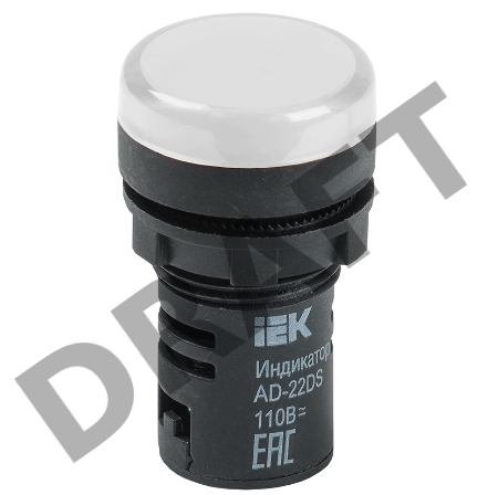 Арматура светосигнальная AD-22DS 220В бел. ИЭК BLS10-ADDS-230-K01