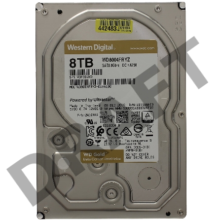 Жесткий диск Western Digital GOLD SATA-III 8Tb 3,5