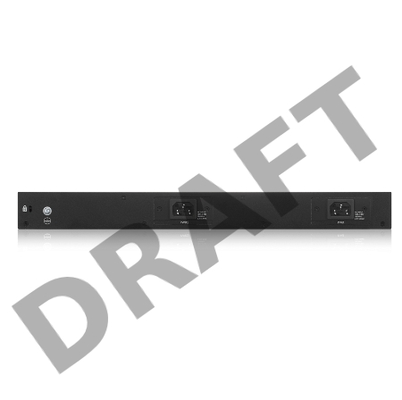 Коммутатор Zyxel XGS4600-32F L3 Managed Switch, 24 port Gig SFP, 4 dual pers.  and 4x 10G SFP+, stackable, dual PSU