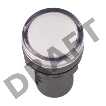 Арматура светосигнальная AD-22DS 220В бел. ИЭК BLS10-ADDS-230-K01