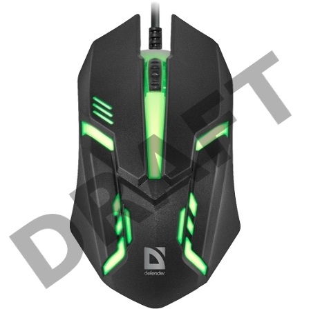 Мышь DEFENDER USB OPTICAL HIT MB-550 BLACK 52550