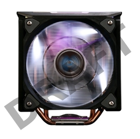 Кулер ZALMAN CNPS10X OPTIMA II BLACK, 120mm LED FAN, 4 HEAT PIPES, 4-PIN PWM, 1500 RPM, 27DBA, HYDRAULIC BEARING, FULL SOCKET SUPPORT