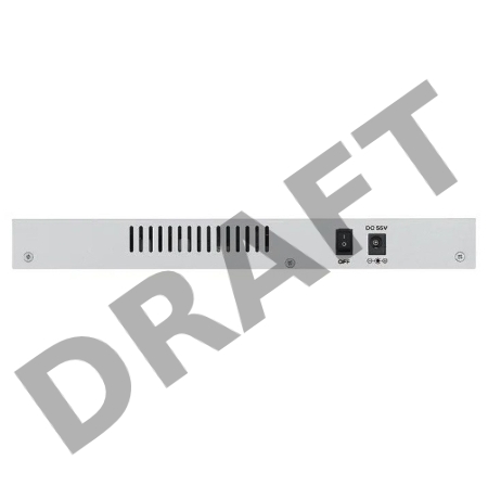 Коммутатор ZYXEL GS1200-8HP V2 8 Port Gigabit PoE+ webmanaged Switch, 4x PoE, 60 Watt