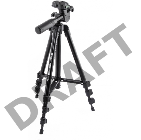 Штатив Rekam Mobipod E-100 напольный черный алюминий (379гр.)