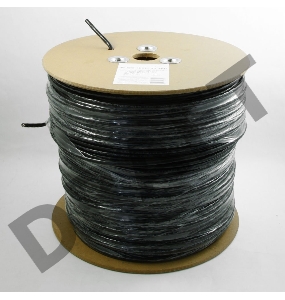 Кабель Cablexpert, FTP5e, 4 пары, 0.52 мм, медь, однож., экран, 305 м, для внешней прокладки, Fluke Test, черный