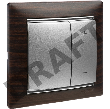 Рамка 1п ТемнДер/Сереб VLN Рамка 1п ТемнДер/Сереб VLN