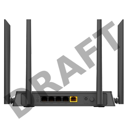 Роутер (маршрутизатор) беспроводной D-Link DIR-822 (DIR-822/RU/R1A/R1B) AC1200 10/100BASE-TX черный