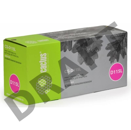 Тонер Картридж Cactus CS-D115L черный SL-M2620D/M2820ND/M2820DW (3000стр.)