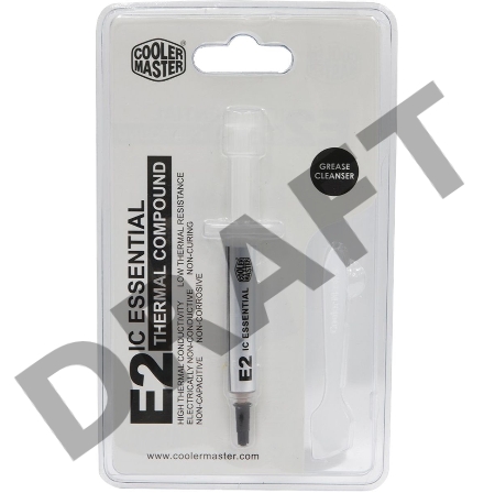 Термопаста Cooler Master IC-Essential E2 (RG-ICE2-TA15-R1) светло-золотистая термопаста, 3.4 г 