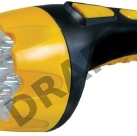 Фонарь ULTRAFLASH LED3815  15 LED 2 режима черн/желт аккумуляторный