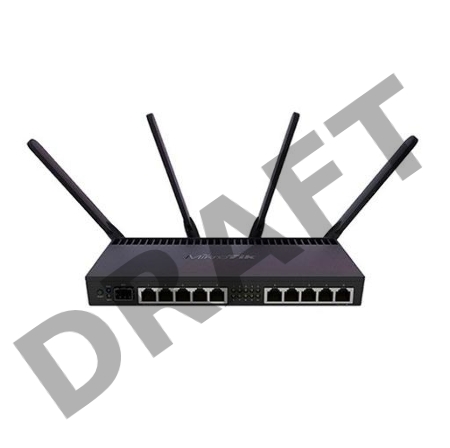Маршрутизатор 1000M 10PORT 1SFP+ RB4011IGS+5HACQ2HND-I MIKROTIK