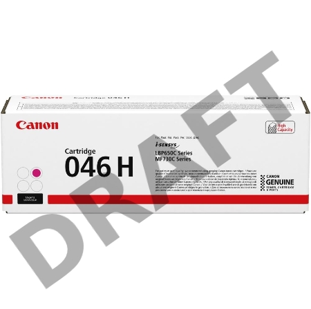 Тонер картридж Canon 046M H для  i-SENSYS MF732/734/735, LBP653/654. Пурпурный. 5000 страниц.