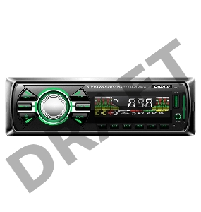 Автомагнитола Digma DCR-340G 1DIN 4x45Вт