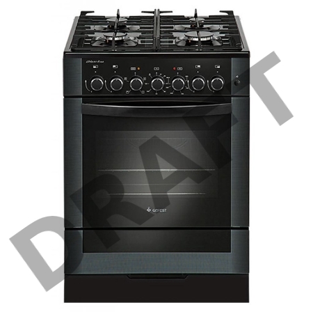Плита Комбинированная Gefest ПГЭ 6502-02 0044 черный