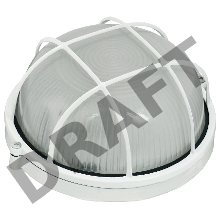 Светильник Iek LNPP0-1302-1-060-K01  НПП1302 белый/круг с реш.60Вт IP54  ИЭК