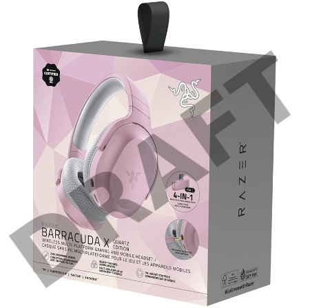 Беспроводная гарнитура Razer Barracuda X Quartz Pink