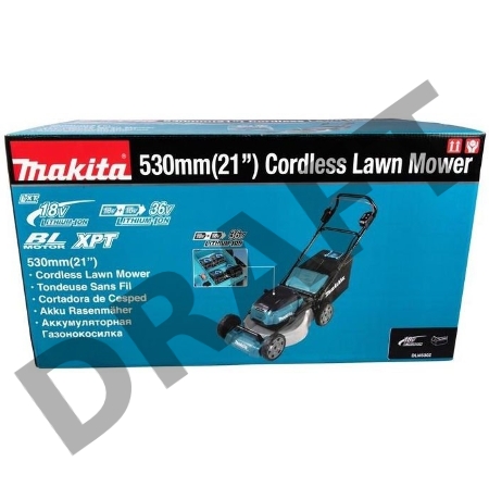 Газонокосилка роторная Makita DLM530Z 1600Вт