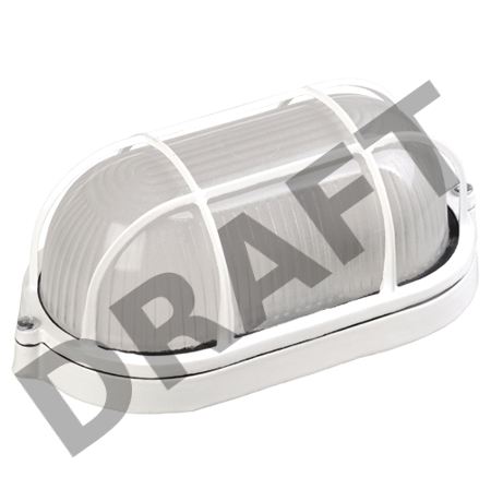 Светильник Iek LNPP0-1402-1-060-K01  НПП1402 белый/овал с реш.60Вт IP54  ИЭК