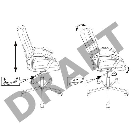 Кресло Бюрократ CH-551/BLACK черный искусственная кожа крестовина металл