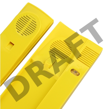 Трубка домофона с индикатором и регулировкой звука RX-322, желтая REXANT