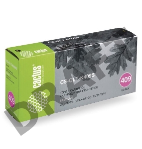 Тонер-картридж Cactus CS-CLT-K409S для принтеров Samsung CLP-310, черный, 1500 стр.