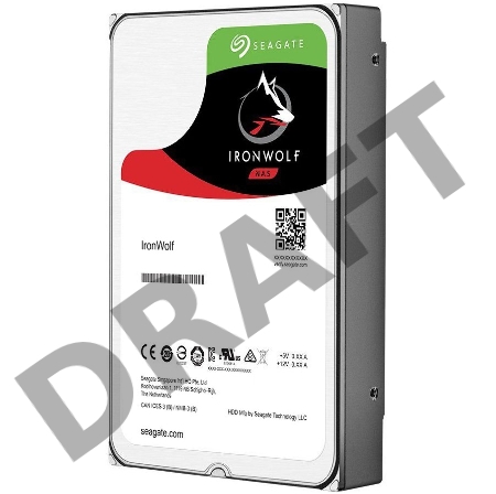 Жесткий диск Seagate 12TB Ironwolf (ST12000VN0008 ) {SATA 6.0Gb/s, 7200 rpm, 256mb buffer, 3.5