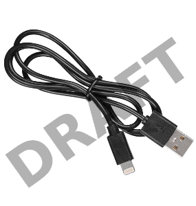 Кабель Buro BHP LIGHTNING 0.8 Lightning (m) USB A(m) 0.8м черный