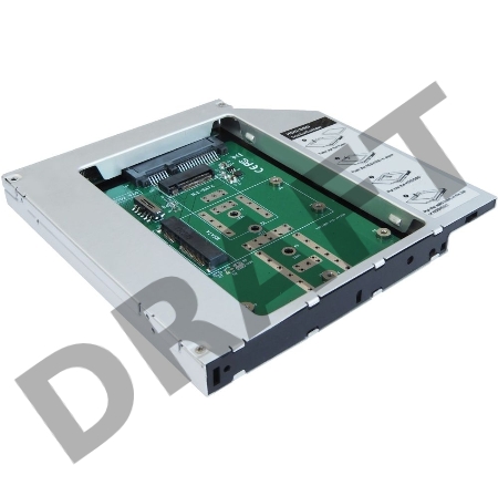 Сменный бокс для HDD/SSD AgeStar SMNF2S SATA металл серебристый 2.5