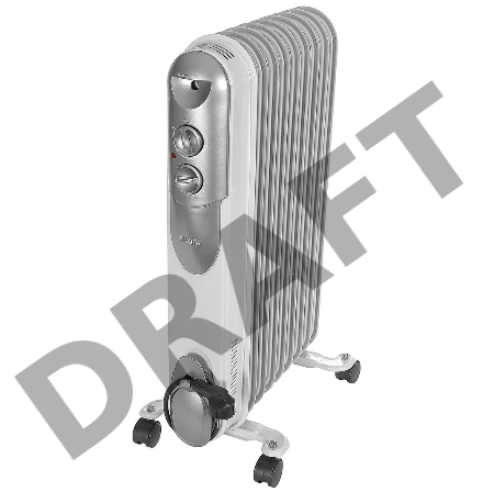 Масляный радиатор Ресанта ОМПТ- 9Н [67/3/4]  { 2,0кВт, 450?140?650, 9 секций, 9,7 кг }