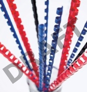 Пластиковые пружины для переплета 14 мм (на 81-100 листов) черные 100шт Fellowes (FS-53469)