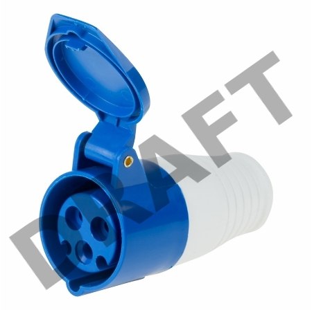 Розетка 213 переносная 2Р+РЕ 16А 220В IP44 REXANT