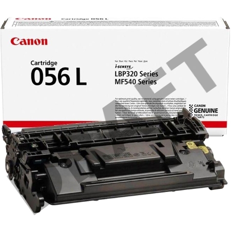 Тонер-картридж CANON 056L BKчерный для LBP325x/MF543x/MF542x, пониженной емкости
