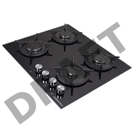 Газовая варочная поверхность Maunfeld EGHG.64.1CB/G черный