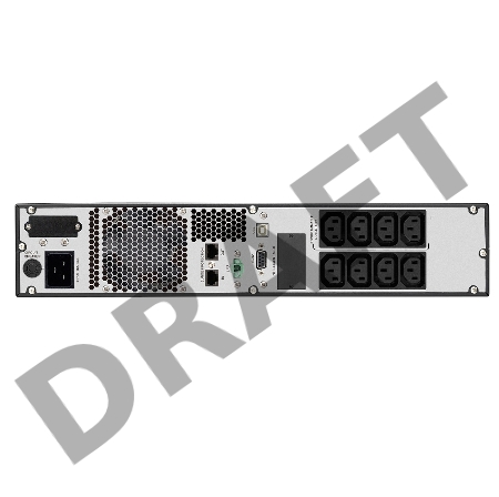 Источник бесперебойного питания CROWN Line Intractive CMUO-900-2.5K 2500VA/2250W, корпус металл, TOWER&RACK, 2U, АКБ 6*12V/7AH, PF-0.9, AVR 152-290V, порт RJ-11/45+USB/RS-232, EPO, розетки 8*IEC С13+1*IEC C19, входной кабель 2 м, вентилятор охлаждения, ав