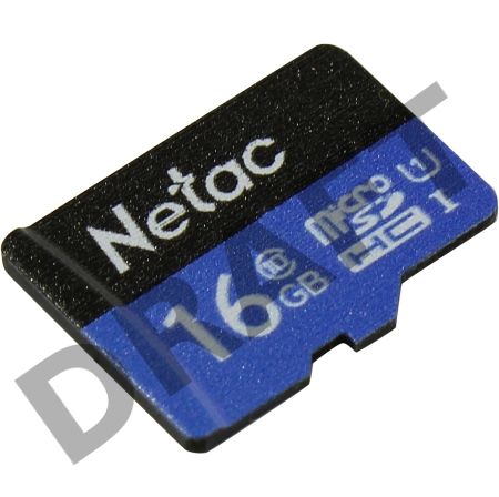 Флеш карта microSDHC 16GB Netac P500 <NT02P500STN-016G-S>  (без SD адаптера) 80MB/s