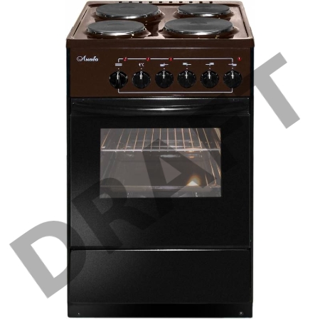 Плита Электрическая Лысьва ЭП 411 коричневый эмаль