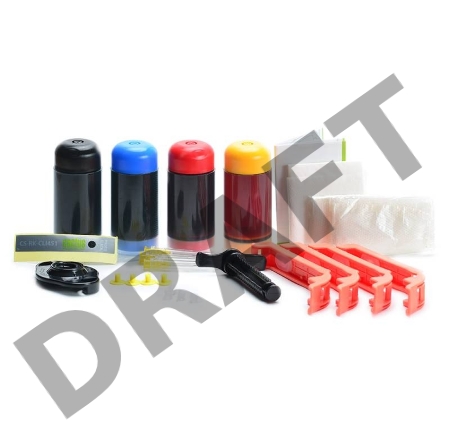 Заправочный набор Cactus CS-RK-CLI451 цветной (4x30мл) Canon MG 6340/5440/IP7240