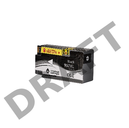 Струйный картридж Sakura L0R40AE (№957XL Black) для HP, черный, 73 мл., 3000 к.