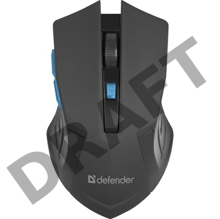 Мышь Беспроводная оптическая  Defender Accura MM-275 синий [52275] {Беспроводная оптическая мышь, 6 кнопок, 800-1600 dpi}