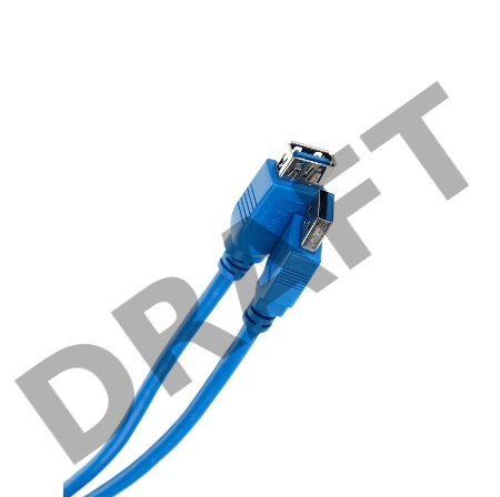 Кабель AM/AF USB3.0 0.5m VCOM удлинитель USB 3.0, VUS7065-0.5M