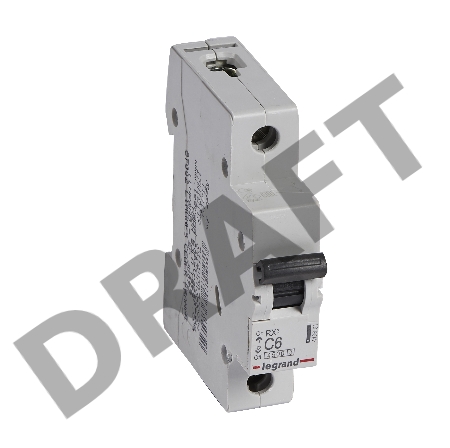 Авт.выключатель Rx3 Авт.Выкл. 4,5ka 6а 1п C RX3  4,5кА 6А 1П C