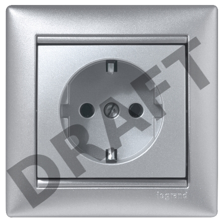 Рамка 1-м Valena алюм. Leg 770151