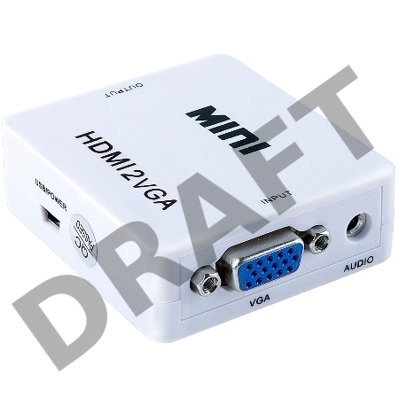 Мультимедиа professional конвертер Greenconnect HDMI > VGA серия Greenline Greenconnect Мультимедиа professional конвертер HDMI > VGA серия Greenline