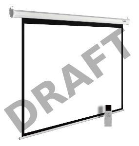 Экран Cactus 300x300см MotoExpert CS-PSME-300x300-WT 1:1 настенно-потолочный рулонный белый (моторизованный привод)