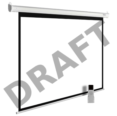 Экран Cactus 300x300см MotoExpert CS-PSME-300x300-WT 1:1 настенно-потолочный рулонный белый (моторизованный привод)