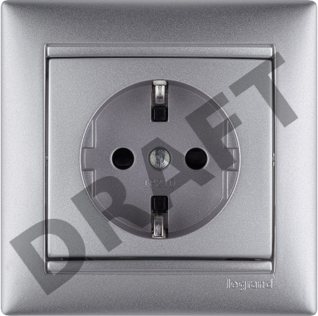 Рамка 1-м Valena алюм. Leg 770151