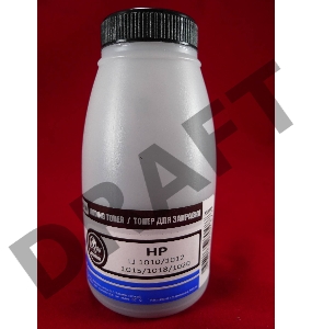Тонер HP LJ 1010/1012/1015/1018/1020 (фл,110г) B&W Premium фас России